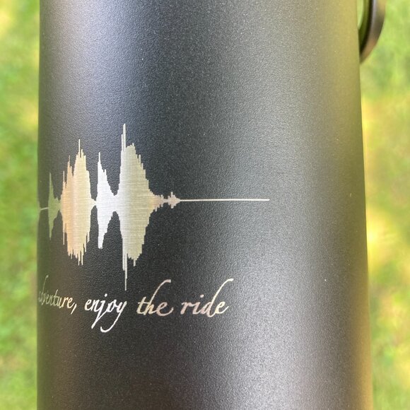 Life's An Adventure, Enjoy The Ride Soundwave 22oz Water Bottle - Picture 12 of 12